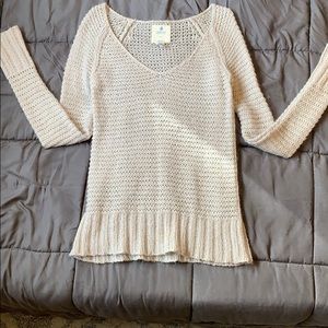 Knitted sweater top